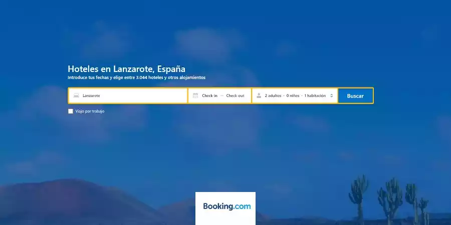 ¿Por qué elegir Booking.com para reservar alojamiento en Lanzarote?